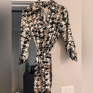 The limited size small women’s belted shirt dress